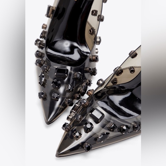 Good American DIAMONDS FOREVER HEEL GOOD AMERICAN NWT Light Smoke - Picture 5 of 8